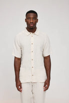 MAZINE Shortsleeve Linen Shirt Freizeitshirts /-hemden MAZINE