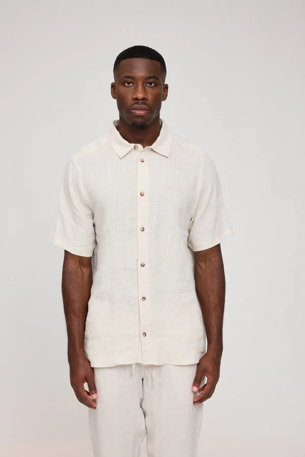 MAZINE Shortsleeve Linen Shirt Freizeitshirts /-hemden MAZINE