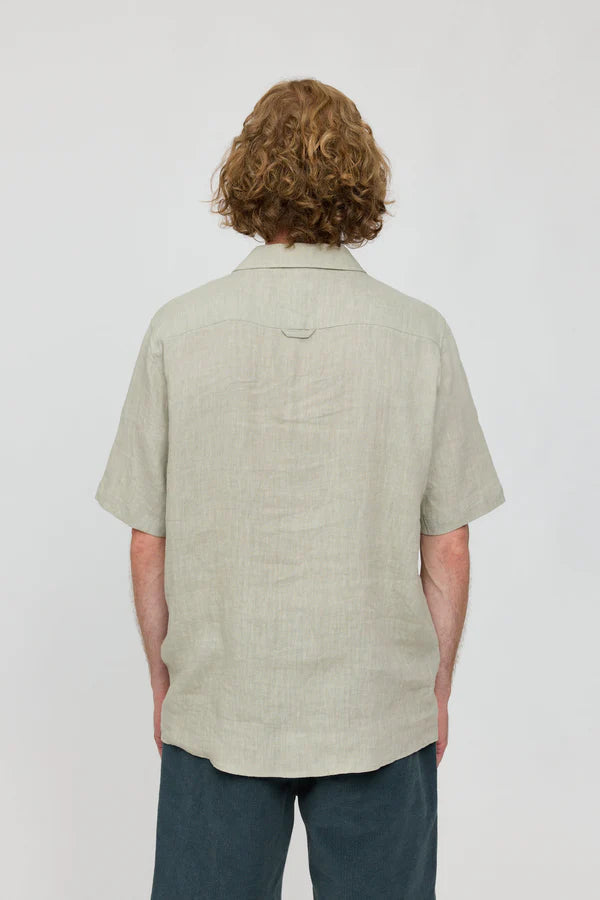 MAZINE Shortsleeve Linen Shirt Freizeitshirts /-hemden MAZINE