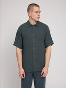 MAZINE Shortsleeve Linen Shirt Freizeitshirts /-hemden MAZINE