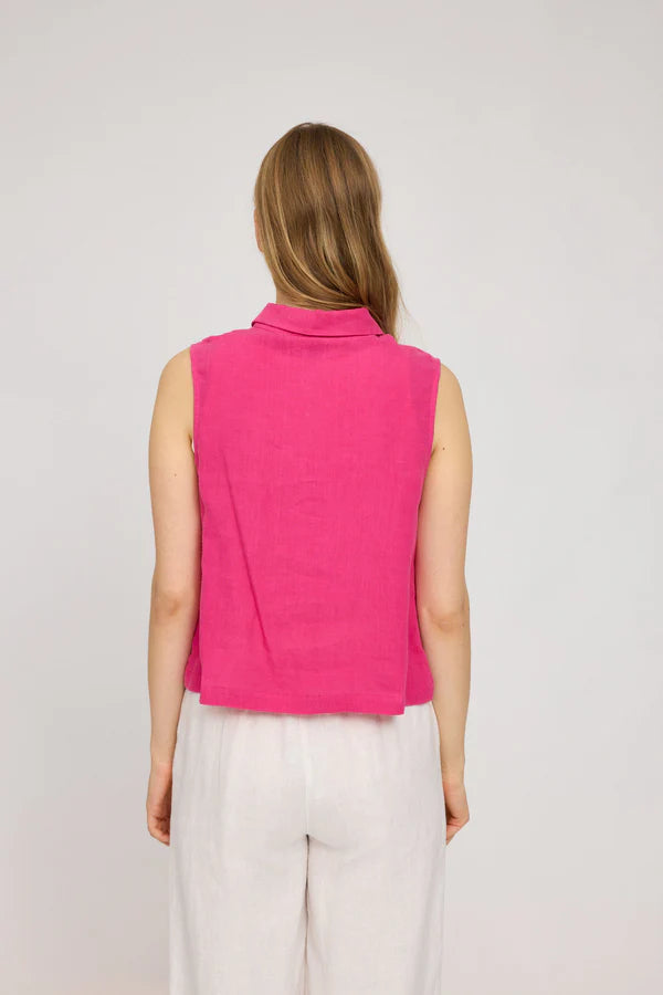 MAZINE Sleeveless Linen Blouse Freizeitshirts /-blusen MAZINE
