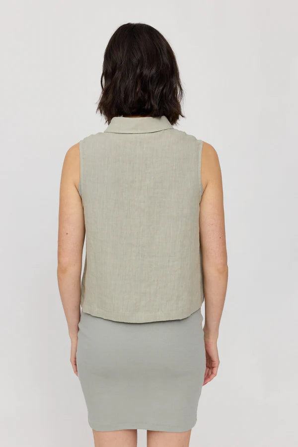 MAZINE Sleeveless Linen Blouse Freizeitshirts /-blusen MAZINE