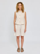 MAZINE Sleeveless Linen Shirt Freizeitshirts /-blusen MAZINE