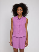 MAZINE Sleeveless Linen Shirt Freizeitshirts /-blusen MAZINE 163 S