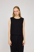 MAZINE Sleeveless Linen Top Freizeitshirts /-blusen MAZINE BLACK XS
