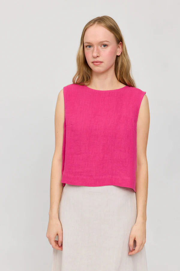 MAZINE Sleeveless Linen Top Freizeitshirts /-blusen MAZINE