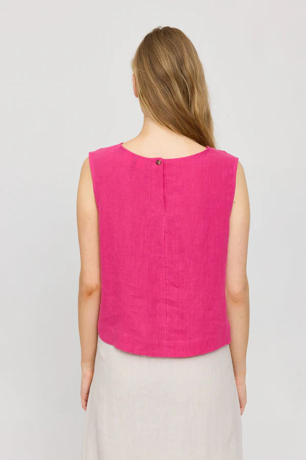 MAZINE Sleeveless Linen Top Freizeitshirts /-blusen MAZINE