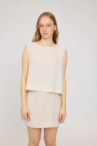 MAZINE Sleeveless Linen Top Freizeitshirts /-blusen MAZINE moon XS