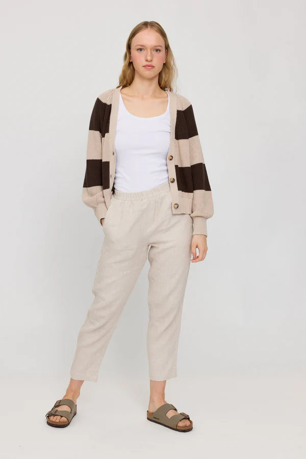 Mazine Straight Leg Linen Pants Freizeithosen MAZINE