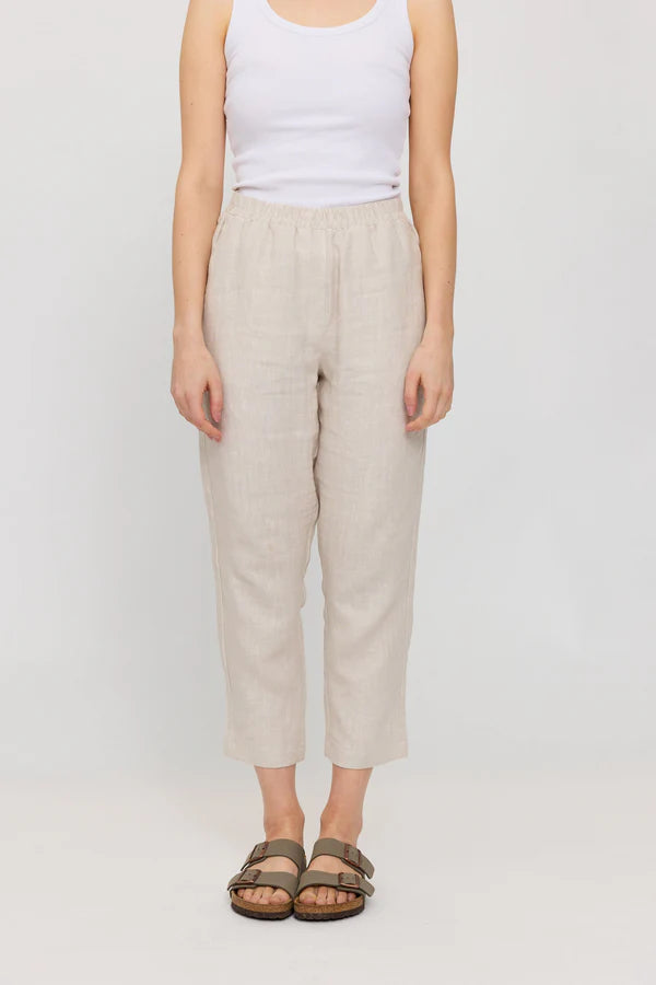 Mazine Straight Leg Linen Pants Freizeithosen MAZINE