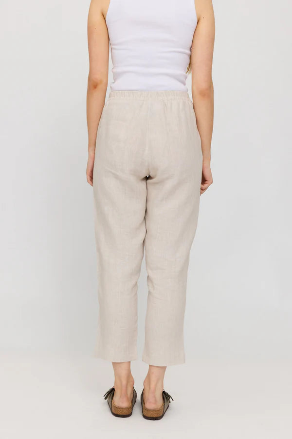 Mazine Straight Leg Linen Pants Freizeithosen MAZINE