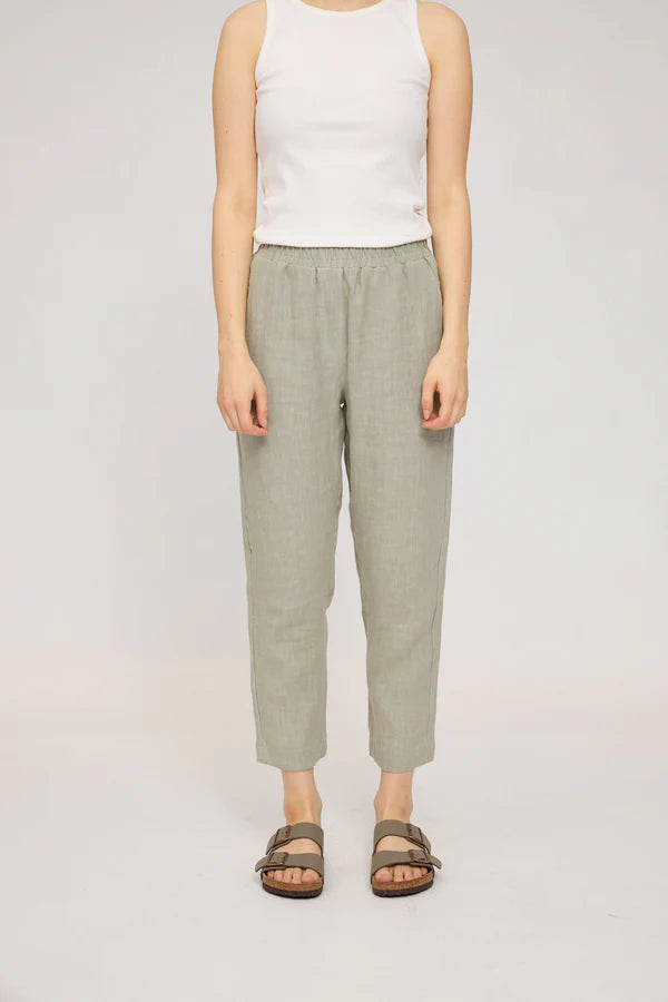 Mazine Straight Leg Linen Pants Freizeithosen MAZINE