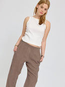 MAZINE Straight Leg Linen Pants Freizeithosen MAZINE