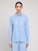 MAZINE Tencel Shirt MAZINE 104 Light blue S