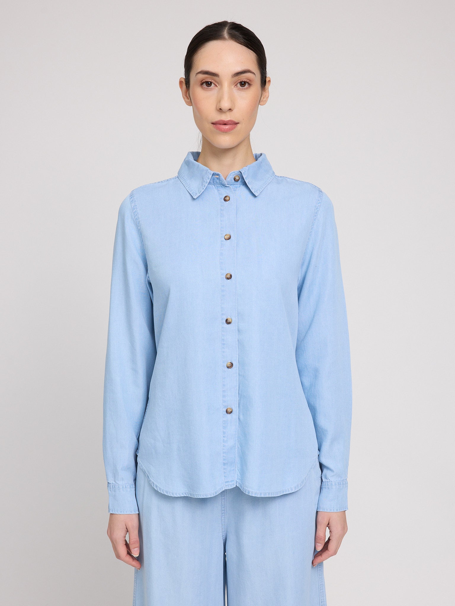 MAZINE Tencel Shirt MAZINE 104 Light blue S