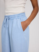 MAZINE Wide Leg Tencel Pants Elastic Freizeithosen MAZINE