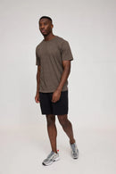 MAZINE Wobbly Striped T Organic Cotton Freizeitshirts /-hemden MAZINE olive brown/bla S