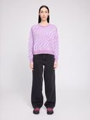 MAZINE Zebra Jacquard Knit Jumper