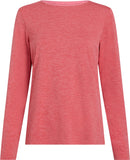 McKINLEY Da.-Langarmshirt Hunu LS W Wandershirts /-hemden McKINLEY 905 MELANGE/GREEN SM 36