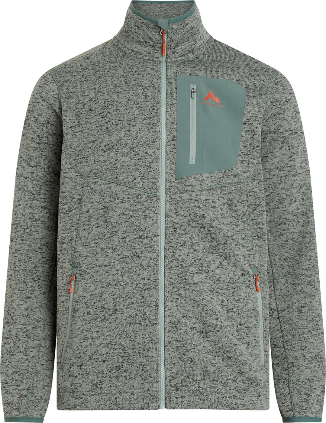 McKINLEY He.-Unterjacke Skeena III M Fleecejacken & Pullover McKINLEY MELANGE/GREEN DARK S