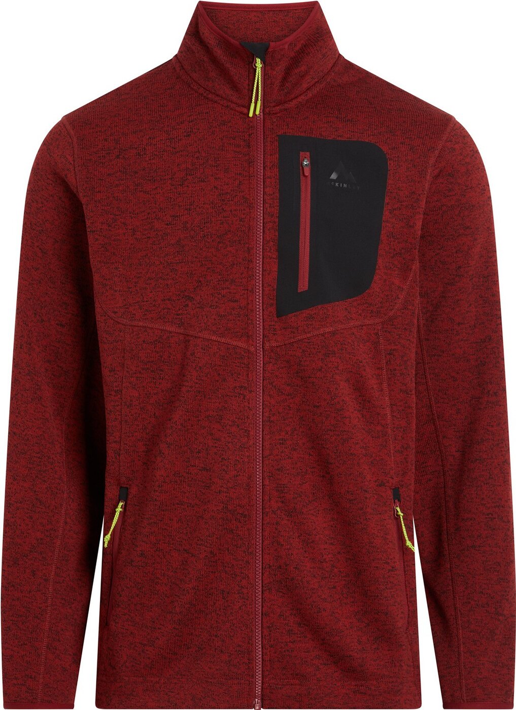 McKINLEY He.-Unterjacke Skeena III M Fleecejacken & Pullover McKINLEY MELANGE/RED DARK S