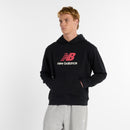 NEW BALANCE Athletics French Terry Logo Hoodie Fußballoberteile NEW BALANCE BK S