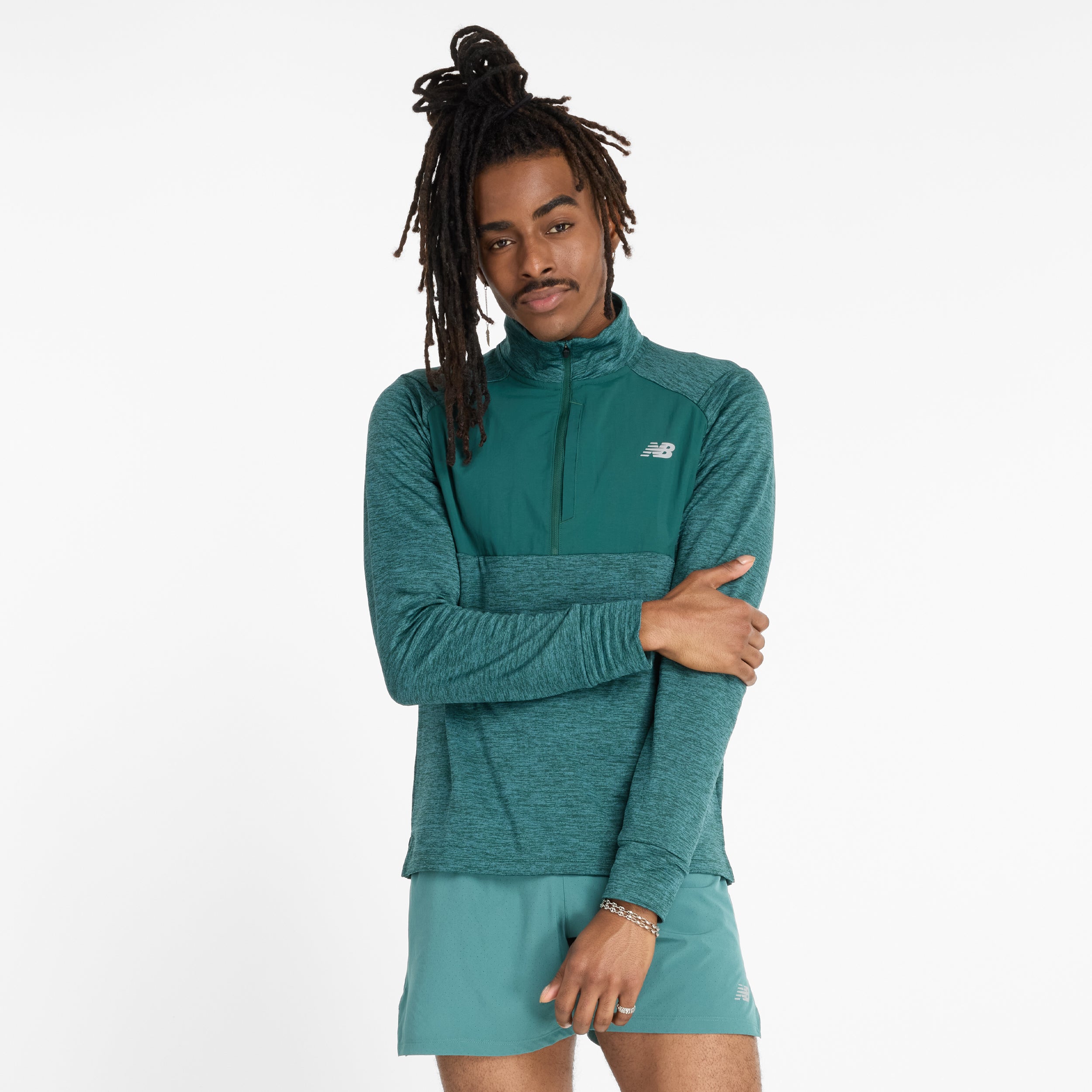 NEW BALANCE Athletics Heat Grid 1/2 Zip Laufjacken NEW BALANCE NUS S