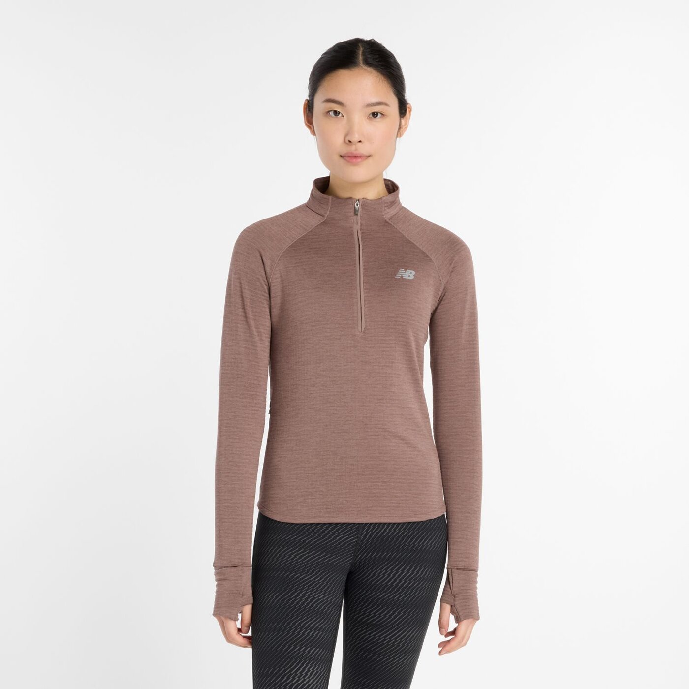 NEW BALANCE Athletics Heat Grid Half Zip Laufshirts NEW BALANCE EAT XS
