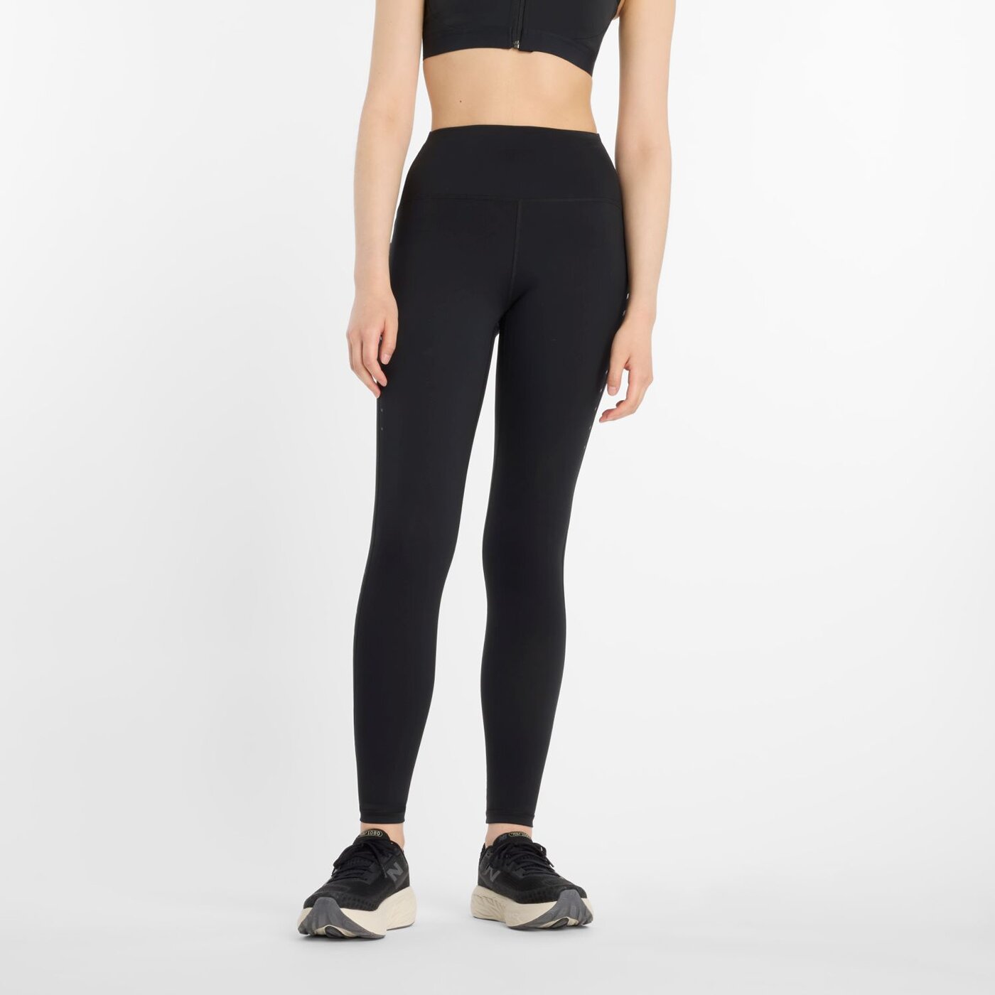 NEW BALANCE Athletics Reflective Heat High Rise Legging 27" Laufhosen NEW BALANCE BK XS