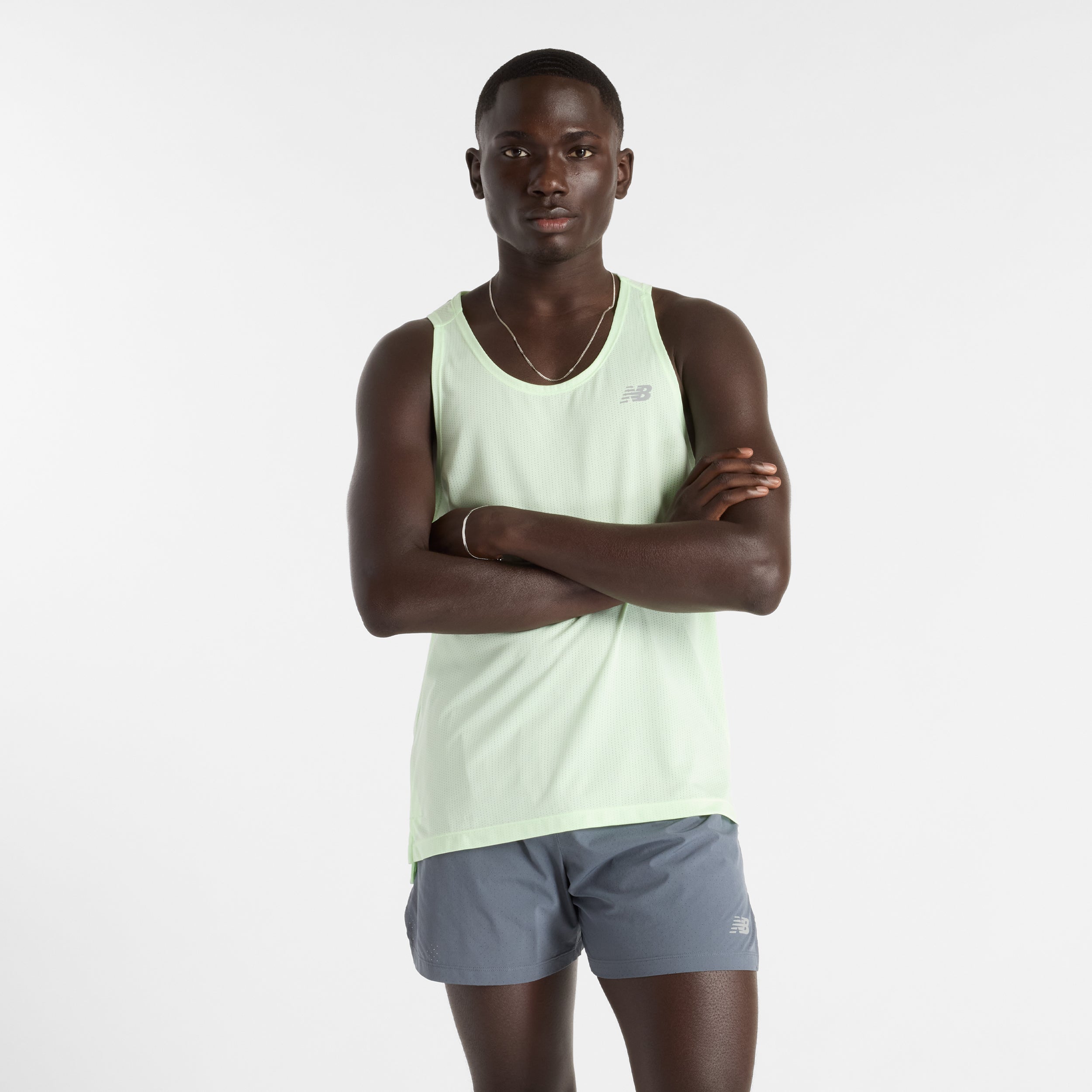 NEW BALANCE Athletics Singlet Laufshirts NEW BALANCE MEW S