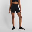 NEW BALANCE NB Sleek Pocket High Rise Short 6" Laufhosen NEW BALANCE BK XS