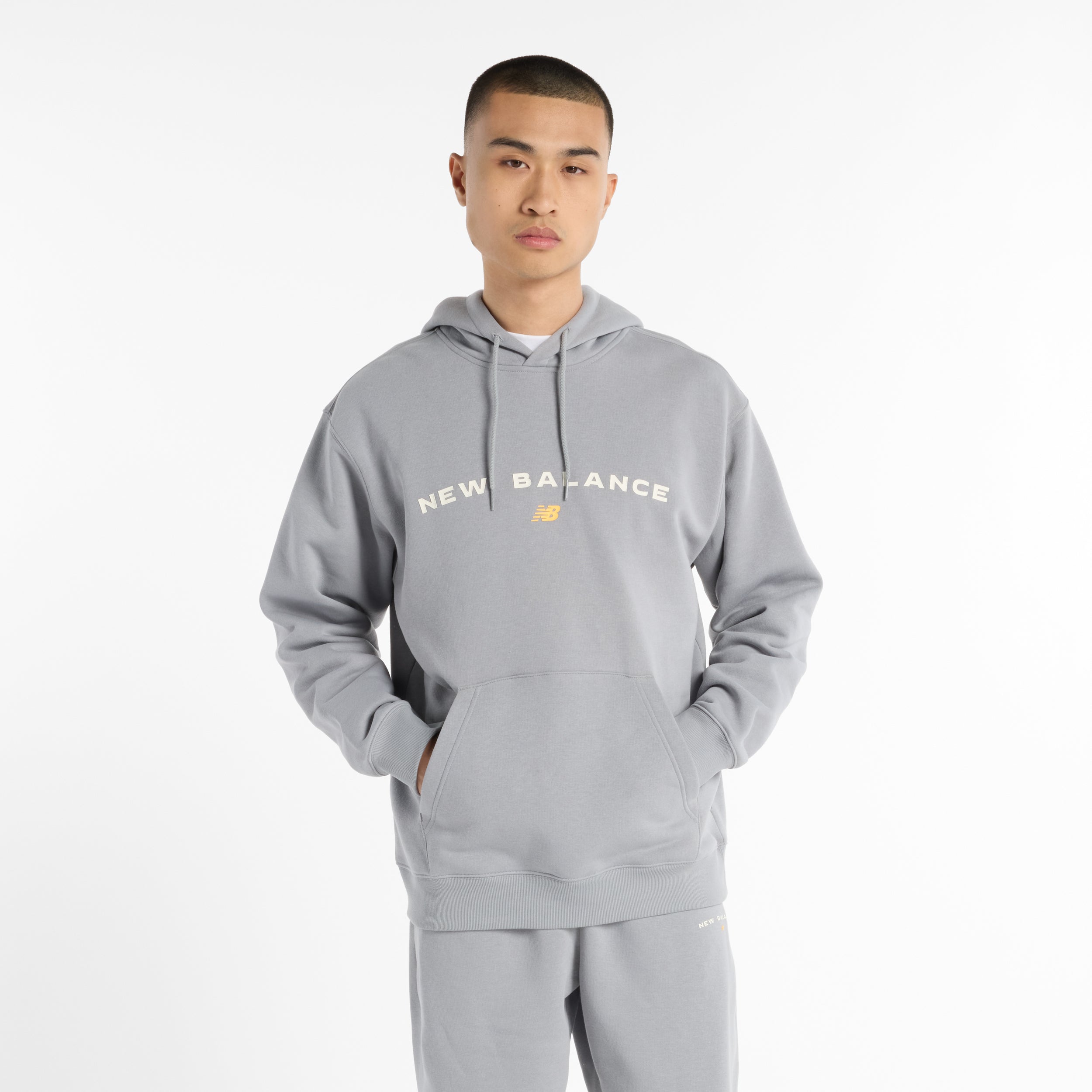 NEW BALANCE Reimagined Fleece Graphic Hoodie OVN Fußballoberteile NEW BALANCE YST S