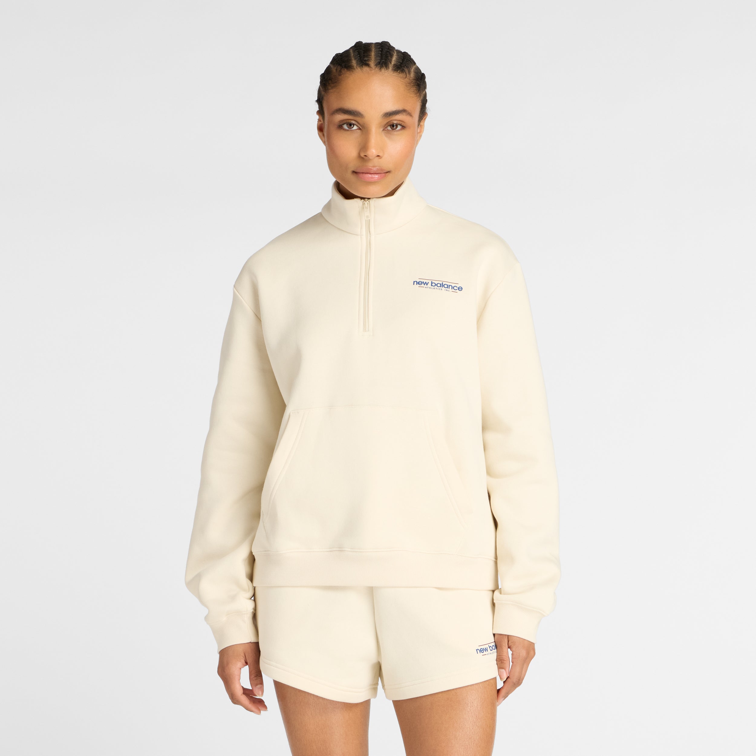 NEW BALANCE Reimagined Fleece Half Zip Freizeitshirts /-blusen NEW BALANCE LIN XS