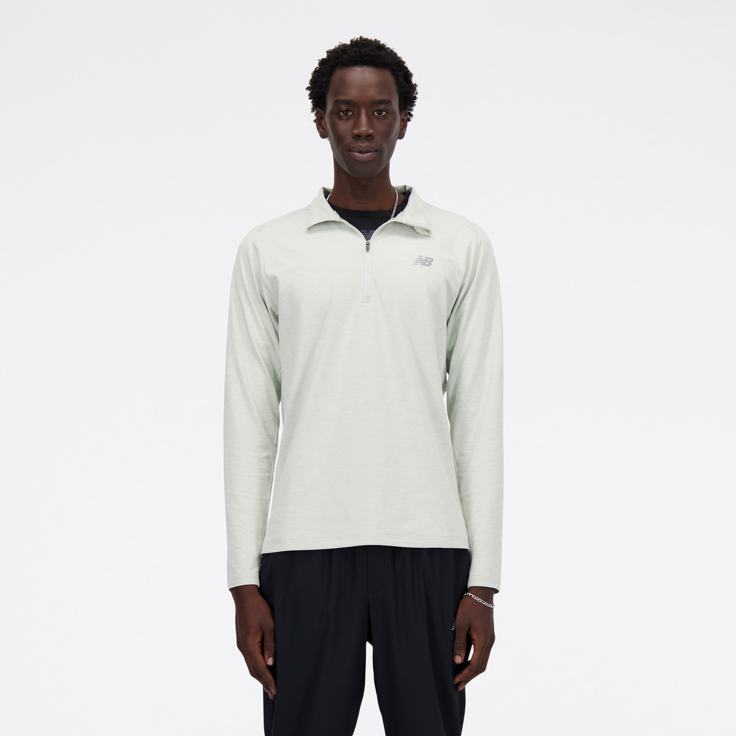 NEW BALANCE Space Dye 1/4 Zip Laufjacken NEW BALANCE AG S