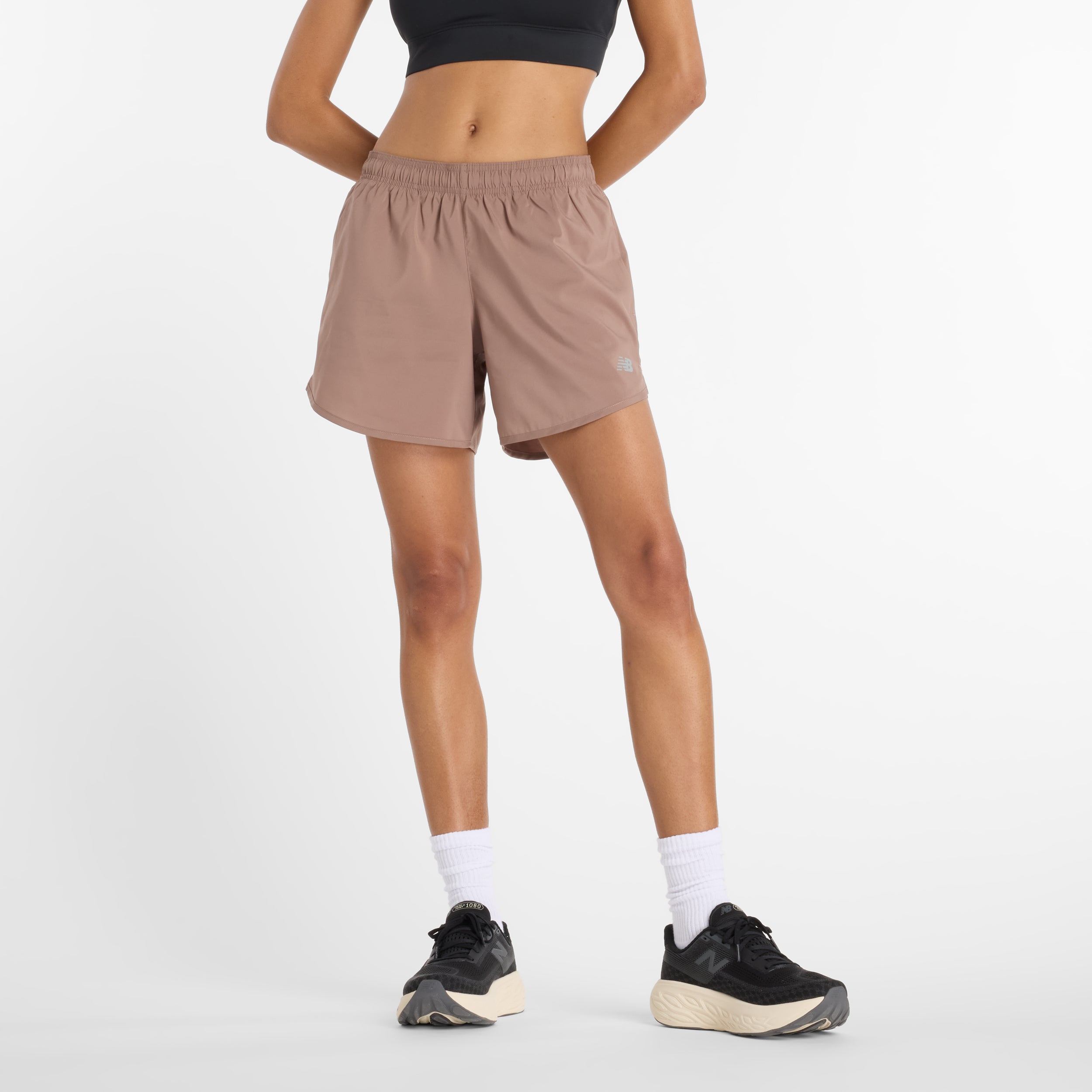 NEW BALANCE Sport Essentials Short 5 Black BK Laufhosen NEW BALANCE EAS XS