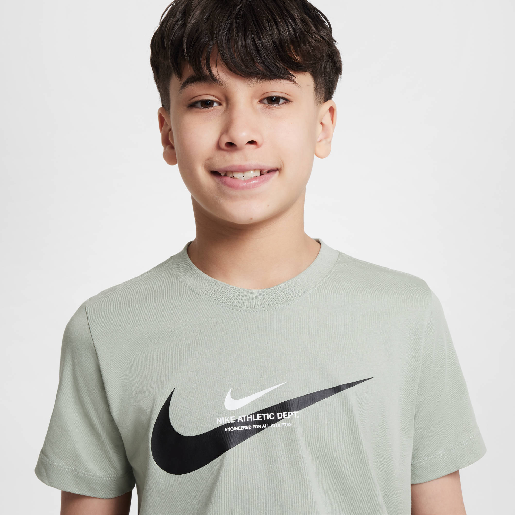 NIKE B NSW SI GRAPHIC TEE 010 BLACK Freizeitshirts /-hemden NIKE 031 BLACK/ANTHRACITE/WHITE XS