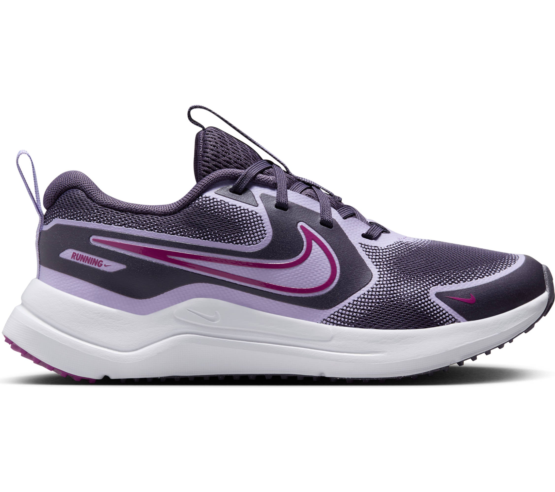 NIKE NIKE COSMIC RUNNER (GS) 003 BLACK/WHITE-ANTHRACITE NIKE 500 DARK RAISIN/HOT FUCHSIA-HY 35.5