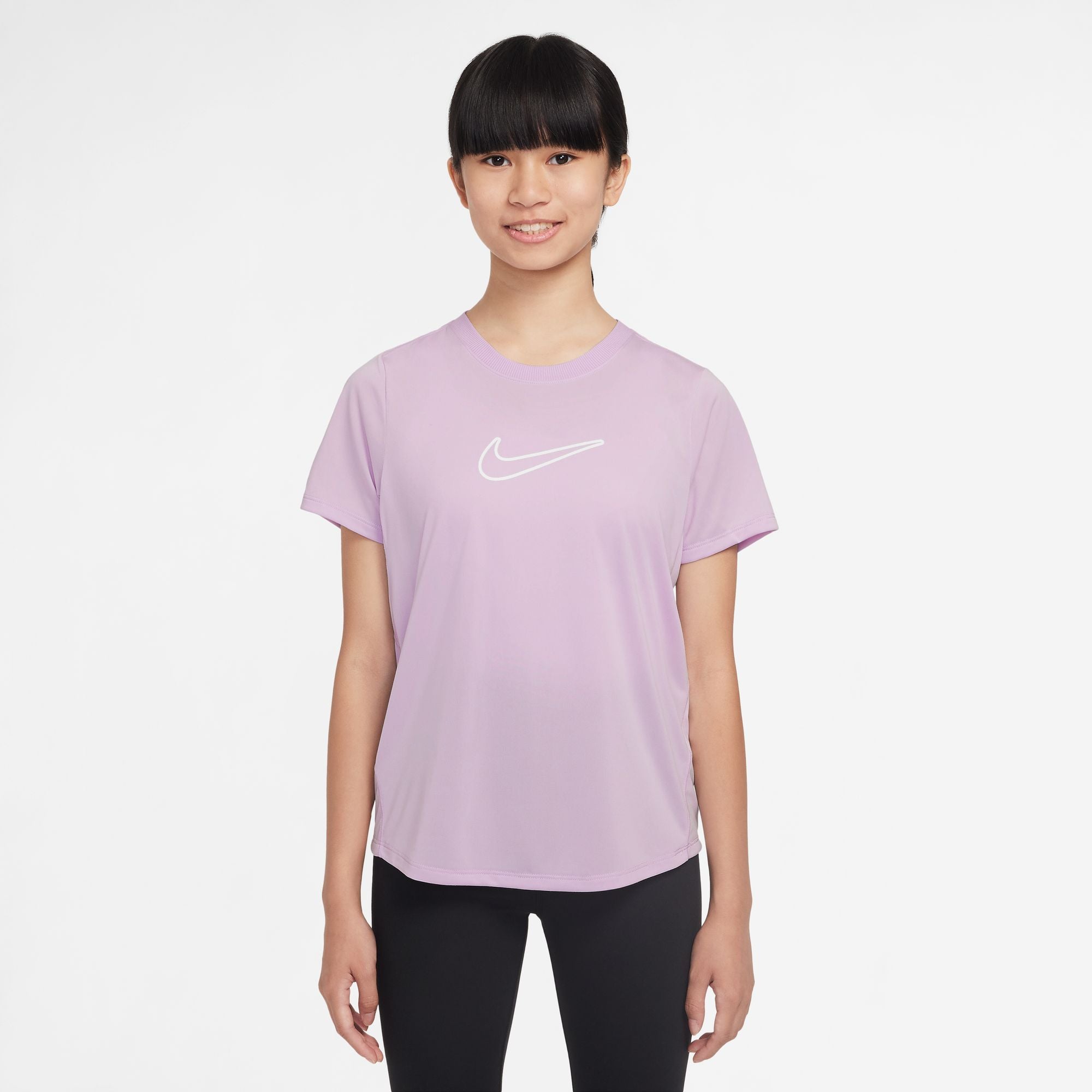 NIKE G NK DF ONE STD SS TOP HBR Pullover & Fleece NIKE BLUE DARK S