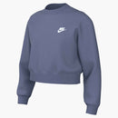 NIKE G NSW CLUB FLC BXY CRW LBR Pullover & Fleece NIKE WORLD INDIGO/CELESTINE BLUE/WH XS