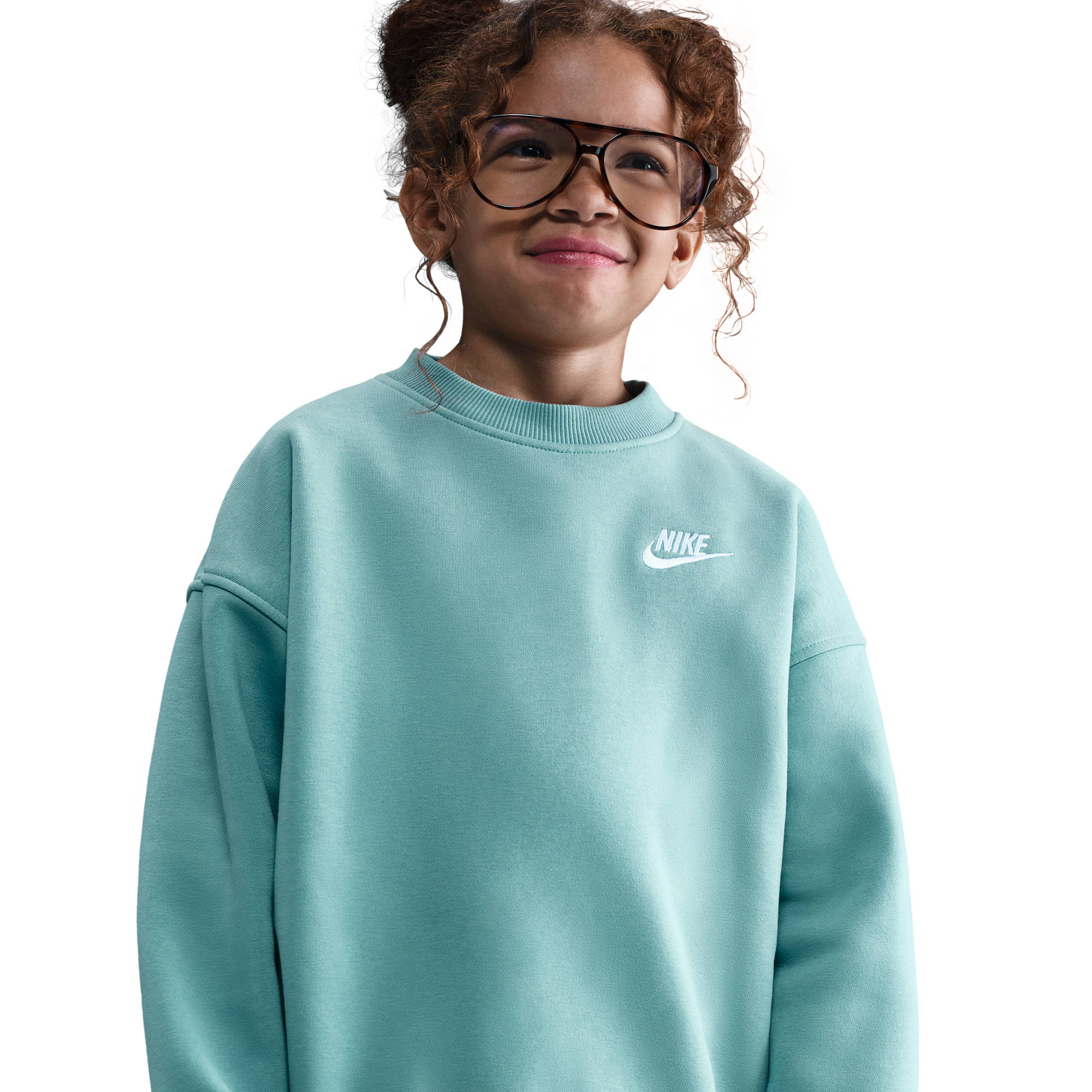 NIKE G NSW CLUB FLC OVRSZD CREW LBR Trainingsjacken NIKE