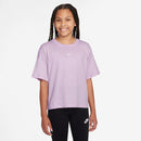 NIKE G NSW TEE BOXY ESSNTL LBR Pullover & Fleece NIKE BLUE DARK XS