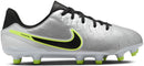 NIKE JR LEGEND 10 ACADEMY FG/MG Naturrasen NIKE METALLIC SILVER/BLACK-VOLT 35.5