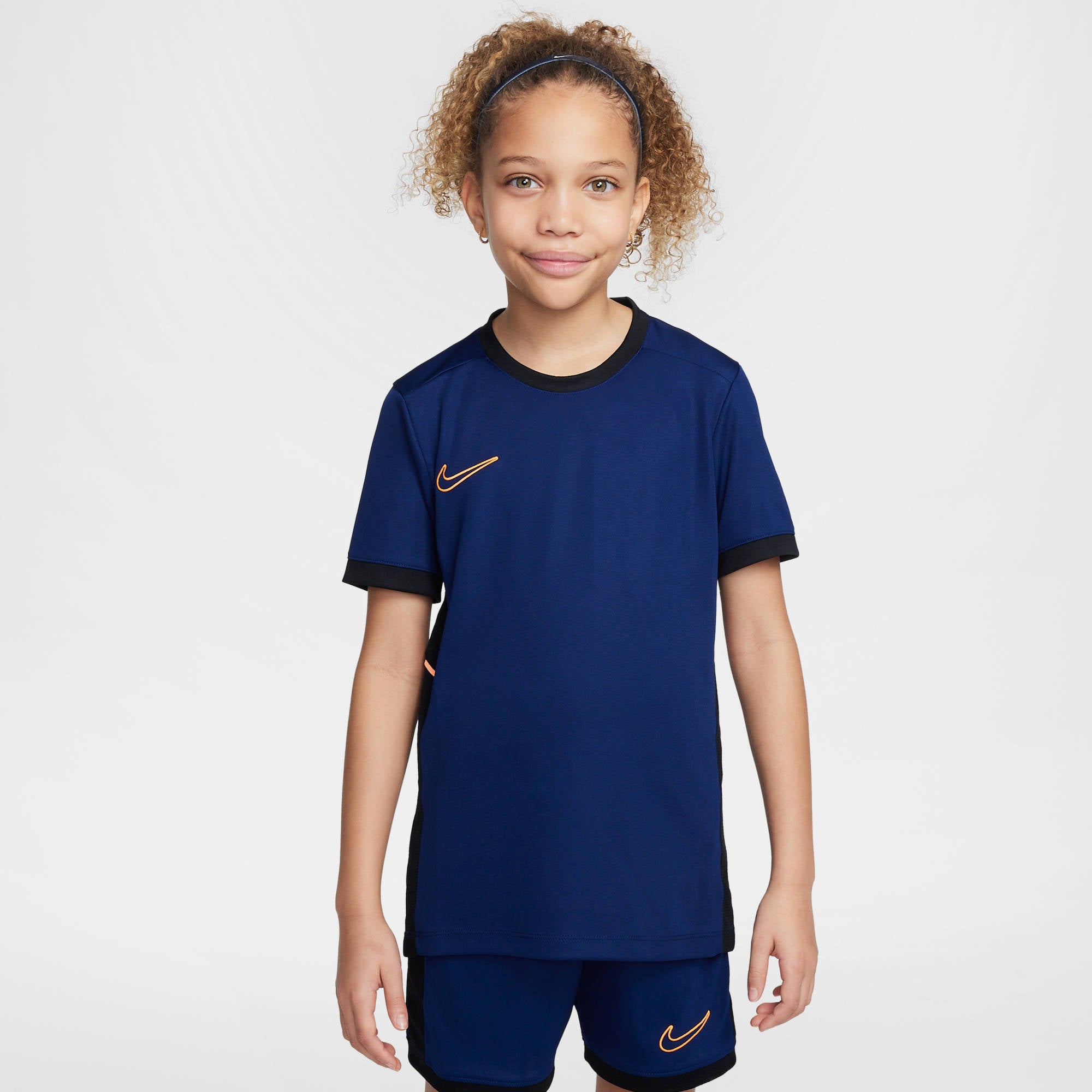 NIKE K NK DF ACD25 TOP SS -PD 492 BLUE VOID/BLACK/ORANGE PUL Fußballoberteile NIKE 492 BLUE VOID/BLACK/ORANGE PUL S