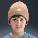 NIKE K NK PEAK BEANIE TC FUT Caps NIKE LT BRITISH TAN/WHITE -