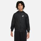 NIKE K NSW WR HD JKT Pullover & Fleece NIKE BLACK/BLACK/BLACK/WHITE S