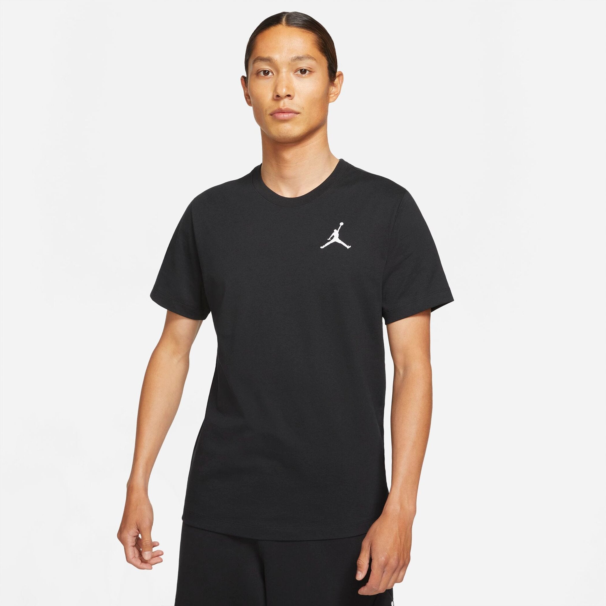 NIKE M J JUMPMAN EMB SS CREW Freizeitshirts /-hemden NIKE BLACK/WHITE XXL