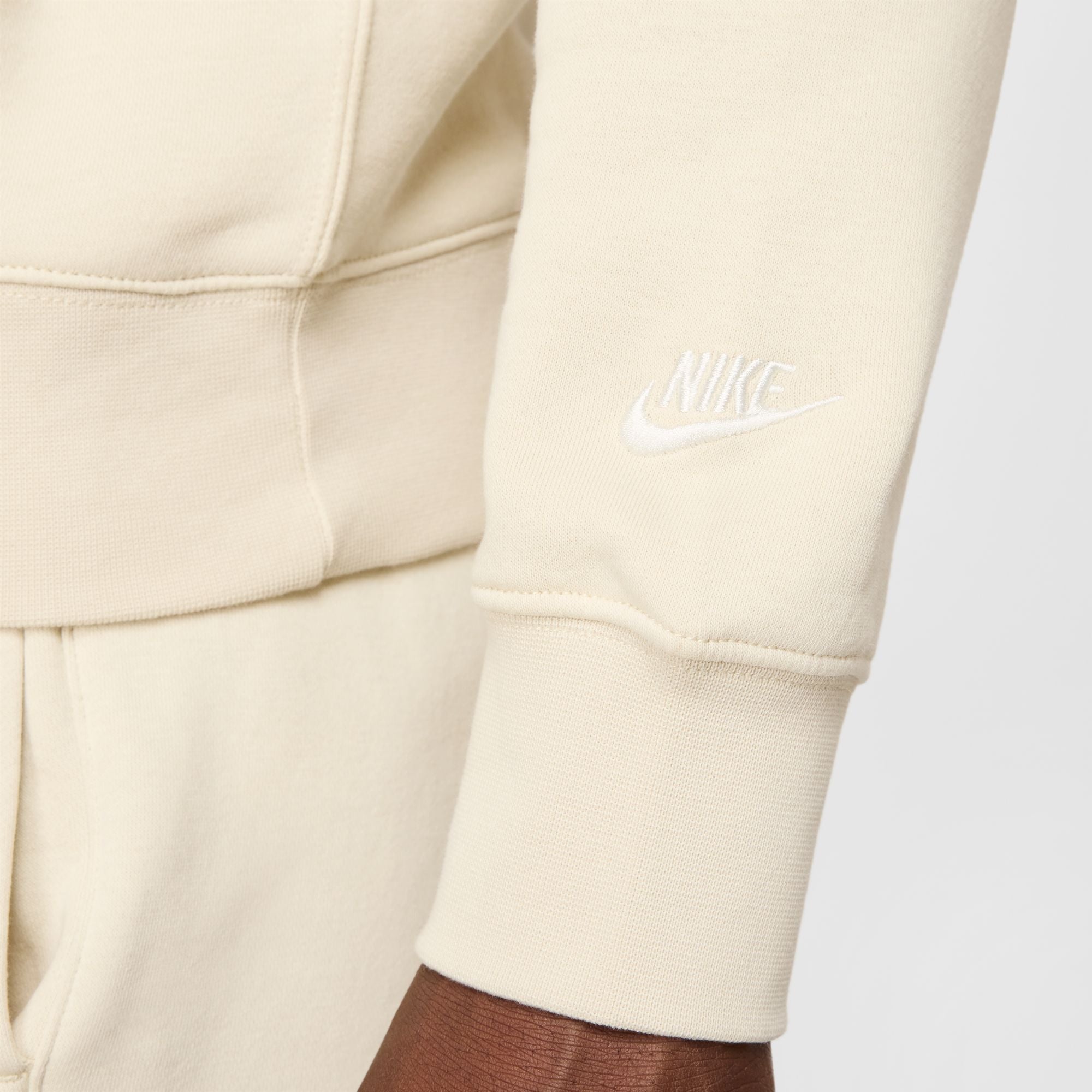 NIKE M NK CLUB BB CREW NSW GFX 063 DK GREY HEATHER/BLACK Freizeitpullover NIKE