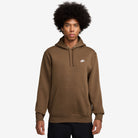 NIKE M NK CLUB BB PO HOODIE Freizeitshirts /-hemden NIKE MOSSWOOD BROWN S