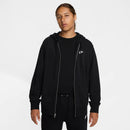 NIKE M NK CLUB FT FZ HOODIE Fußballoberteile NIKE BLACK/BLACK/WHITE S