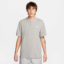 NIKE M NK CLUB SS POLO PIQUE Freizeitshirts /-hemden NIKE DK GREY HEATHER/WHITE S